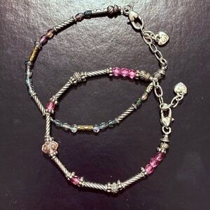 Brighton set of two dainty bracelets